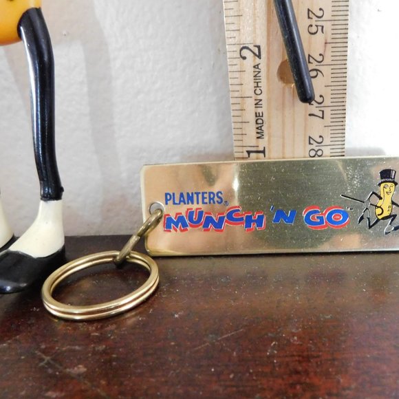 Vintage Mr. Peanut Lot. 1991 Russ Bendable, Planters Munch N Go Keychain. Nice. - Picture 3 of 3